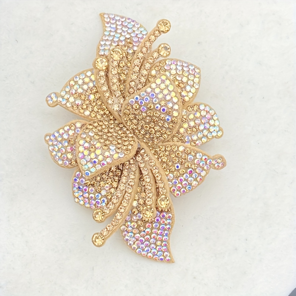 Easter Rhinestone Flower Sewing Ornament for Clothing and Accessories