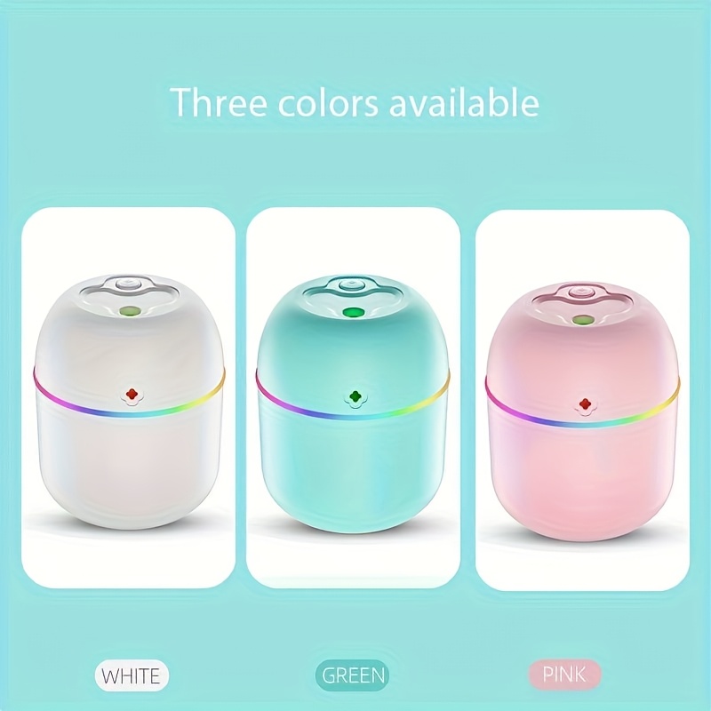 USB-C Home Fragrance Lamps Humidifier Portable, 7 color Light in Room, Desk, Car, Heating & Cooling Air Quality Improvement, No Battery Required, 36V and Below, for Home/Office/Travel, All Users.USB direct charging. New Year. Valentine'S Day.
