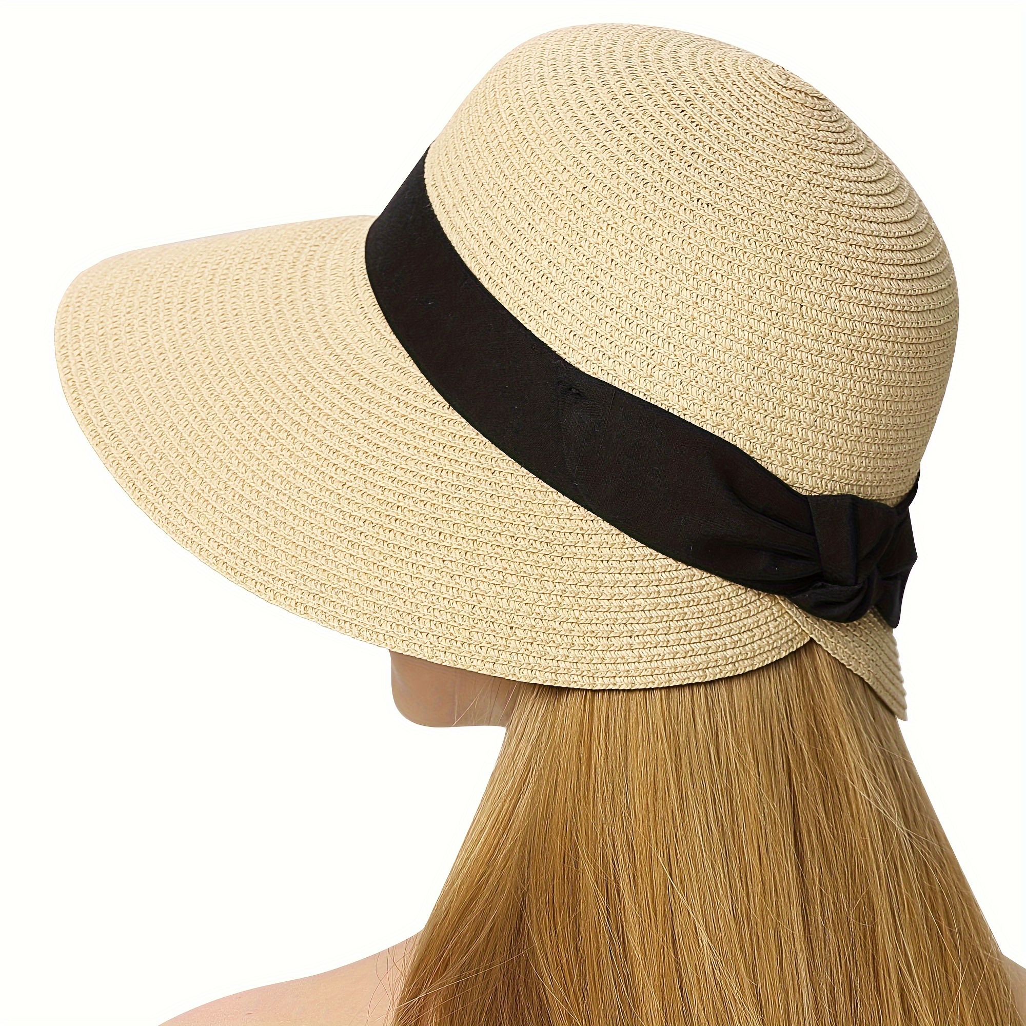Ladies Vintage Straw Hat - Temu