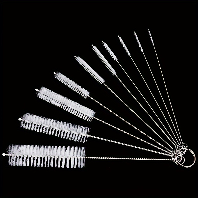 

10pcs, Straw Cleaning Brush Combination, Straw Brush, Tube Cleaning Brush, Long Brush For Straws, Water Bottle, Crevice, Multipurpose Kitchen Cleaning Brush, Cleaning Supplies