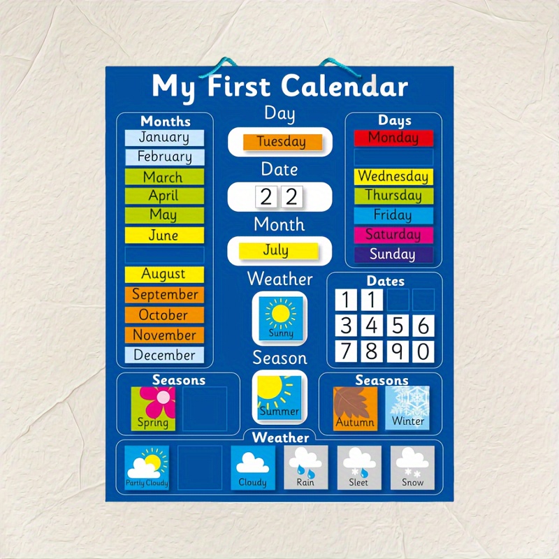 

First Calendar : Monthly, Seasonal, And Weather Tracking For Early