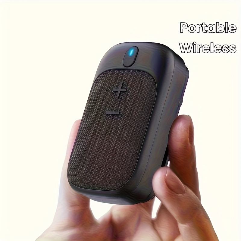 TEMU Portable Outdoor Magnetic Speaker: Mini Wireless With Built-in Mic, -, Perfect Companion For Rv Trips & Home Parties, Rv Accessories, , Stylish