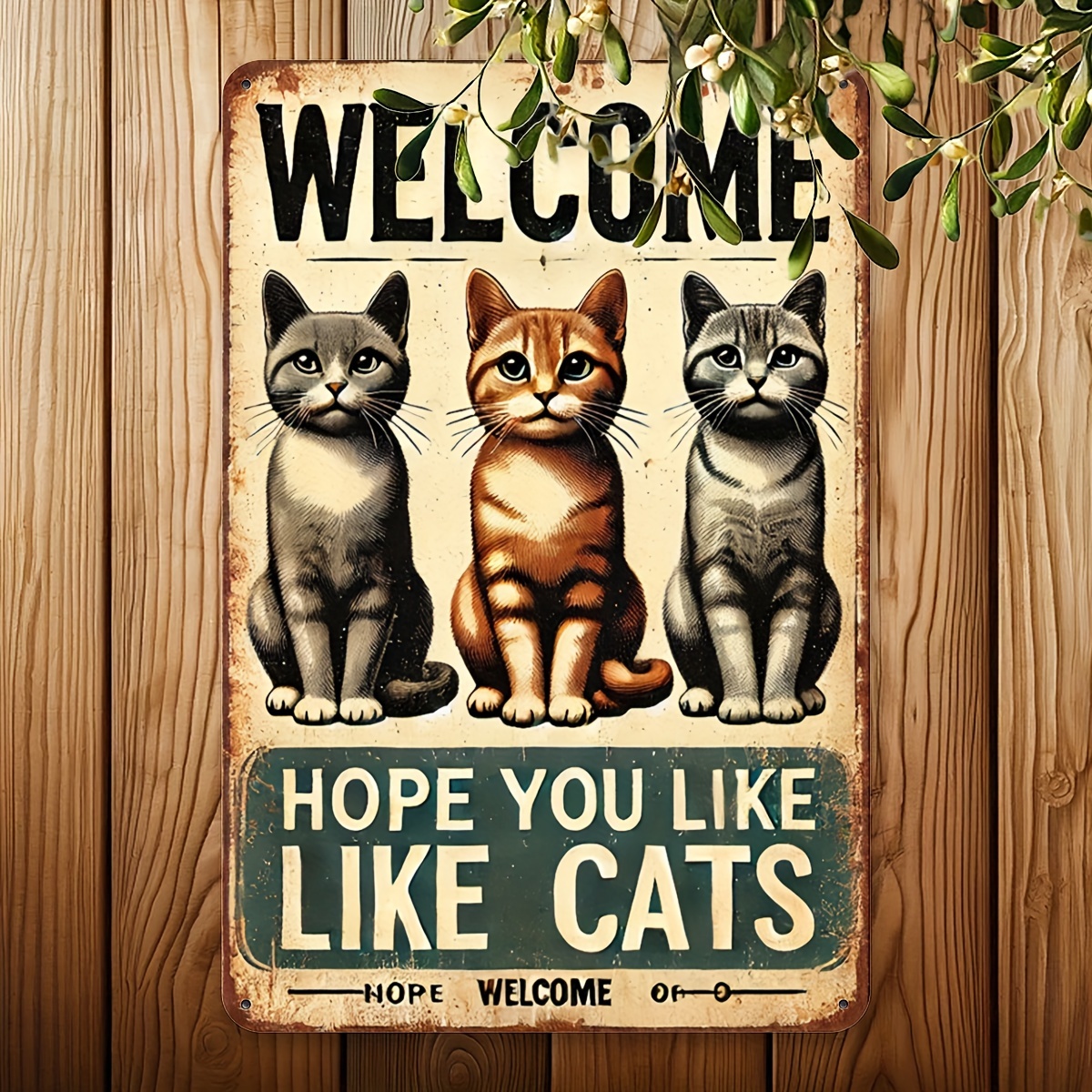 

Decor 1pc Cat Metal , " You " Decor, Plaque For , Bar, Man , , 8x12 (20x30cm)