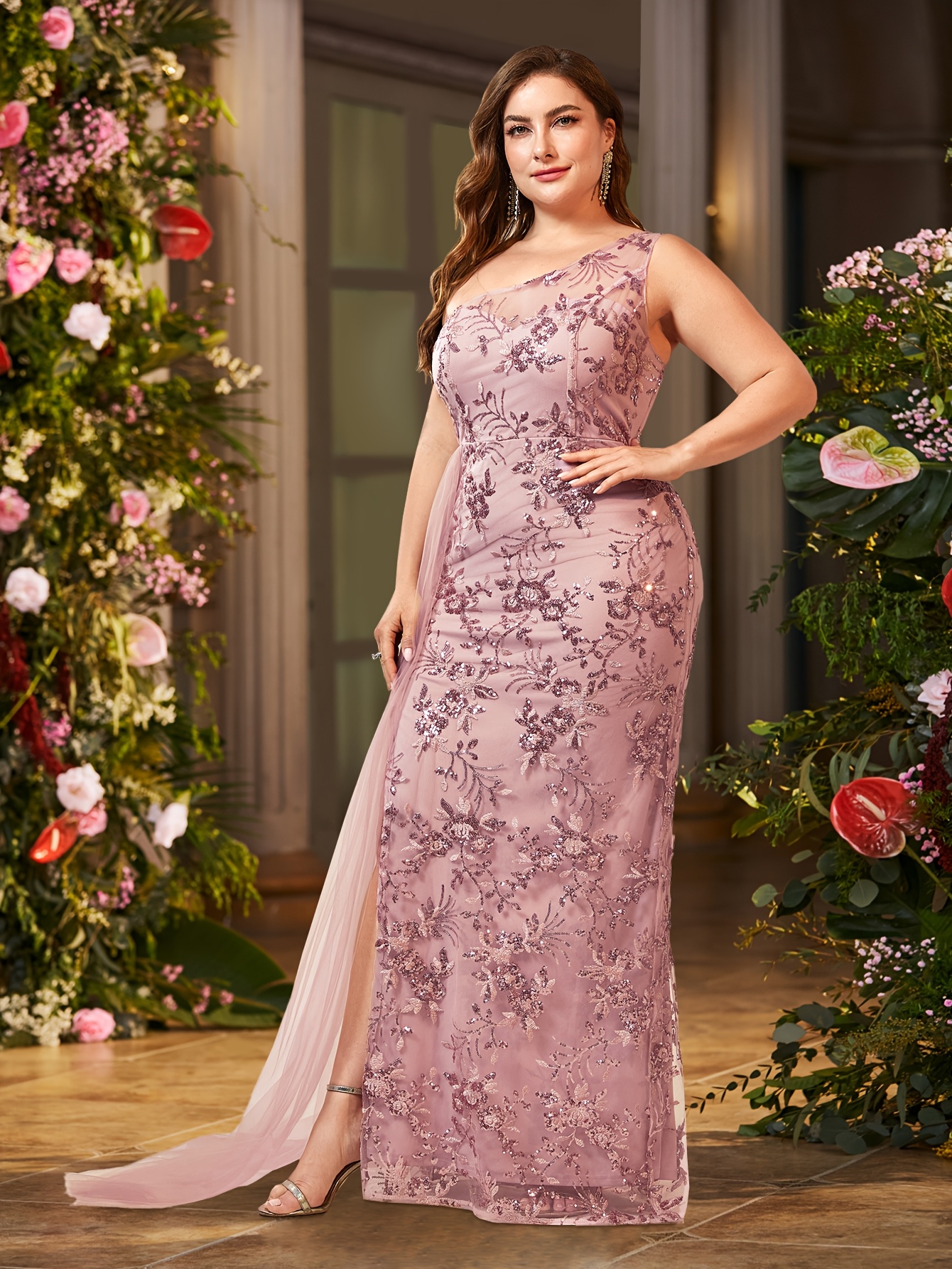 mother of the groom dress for fall Zapaka Women Dusty Blue Lace A-Line Mother of the Bride Dress Half Sleeves Tea Length Wedding Guest Bride Dress, Grey Blue / US6