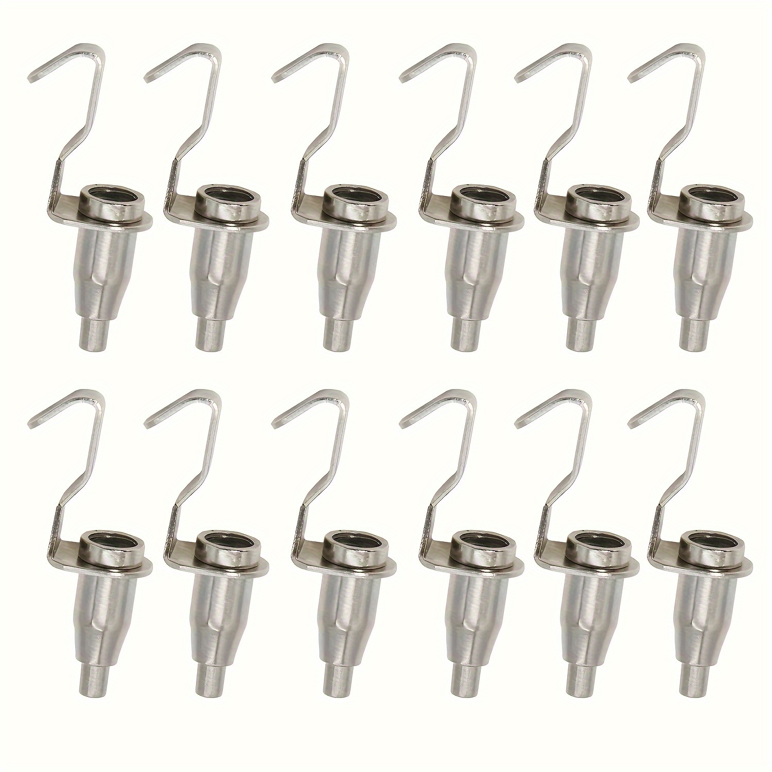 10 Pack Picture Hanging Hardware Metal Professional Art Gallery Adjustable  Display Hanger Hooks Picture Rail Hooks ，Professional Wire Rope Hanging  Hooks 