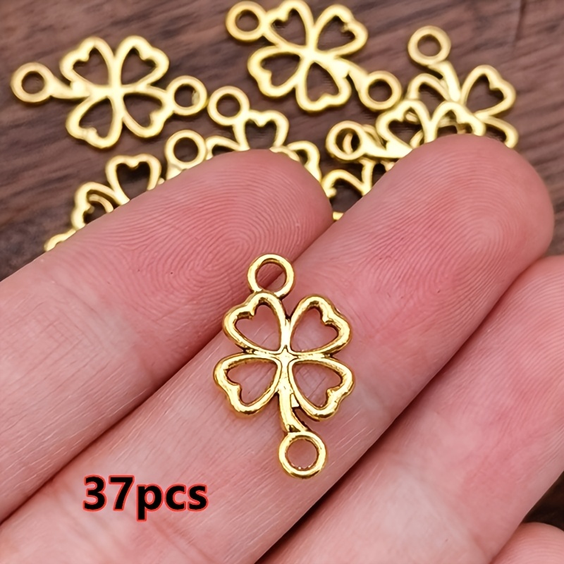 TEMU Ciondoli connettori a forma di da 37 pezzi, ciondoli da donna, accessori per gioielli in stile boh矇mien, accessori fai da te a per creazione di