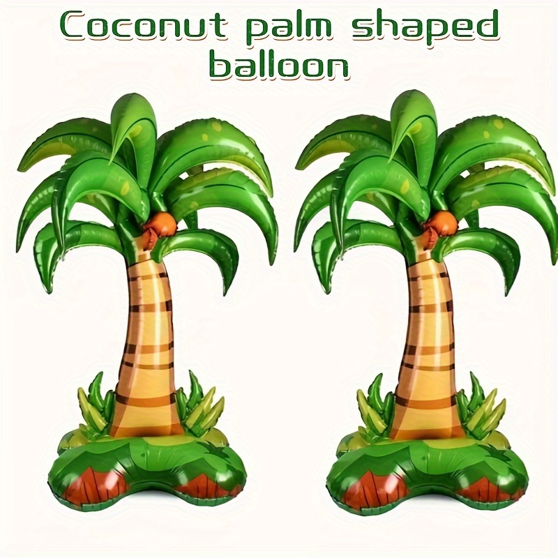 

1pc Coconut Palm Party Balloon, Summer Theme Balloon, Hawaiian Tropical Beach Party Supplies, Aluminum Foil Party Balloon, Suitable For Main Picture Party/birthday/outdoor Event Theme Decoration