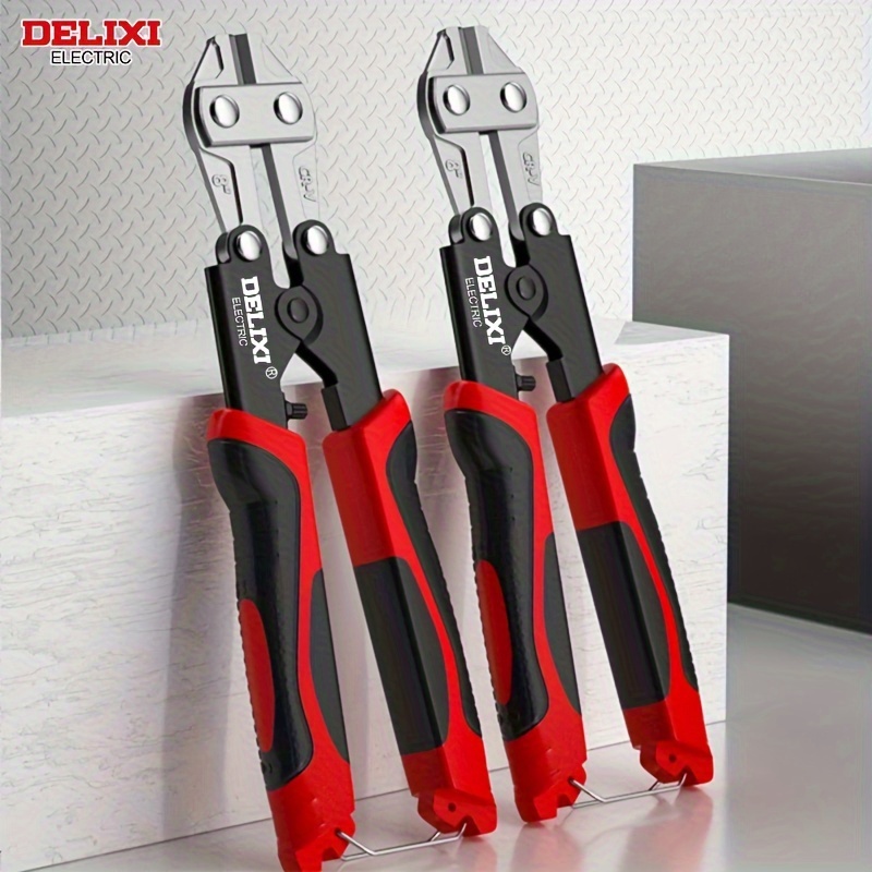 

Delixi Electric Wire Cutter Scissors Steel Bar Cutting Pliers Multifunctional Labor-saving Wire Cutter Strong Cutter Iron Wire Pliers