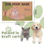dog poop bags 8 5 in poop bags for dogs easy to carry sturdy and leak proof dog poop bags rolls for outdoor walk and travel poop bags carton packaging for storage