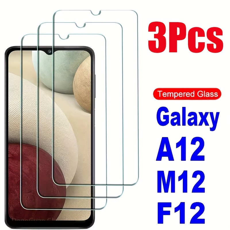 E-shop 3 Stück Hochglanzglas-Schutzglas für for samsung for galaxy A12 M12 F12