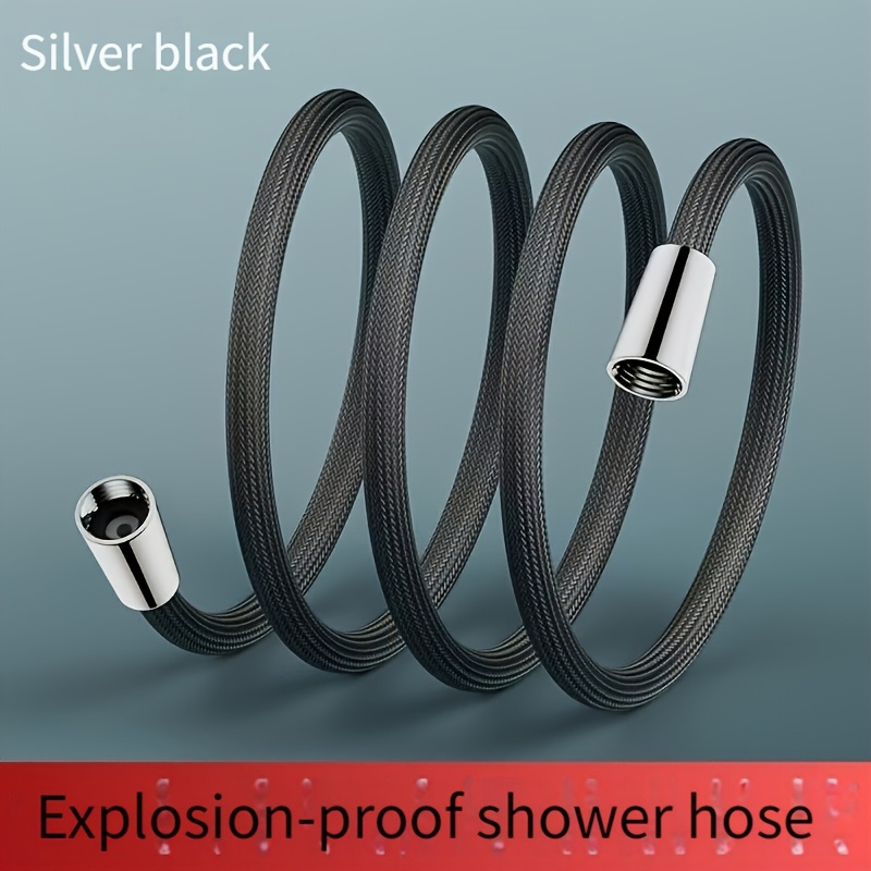 Extended 150Cm Anti-Tangle Shower Hose with Quick-Connect Interface