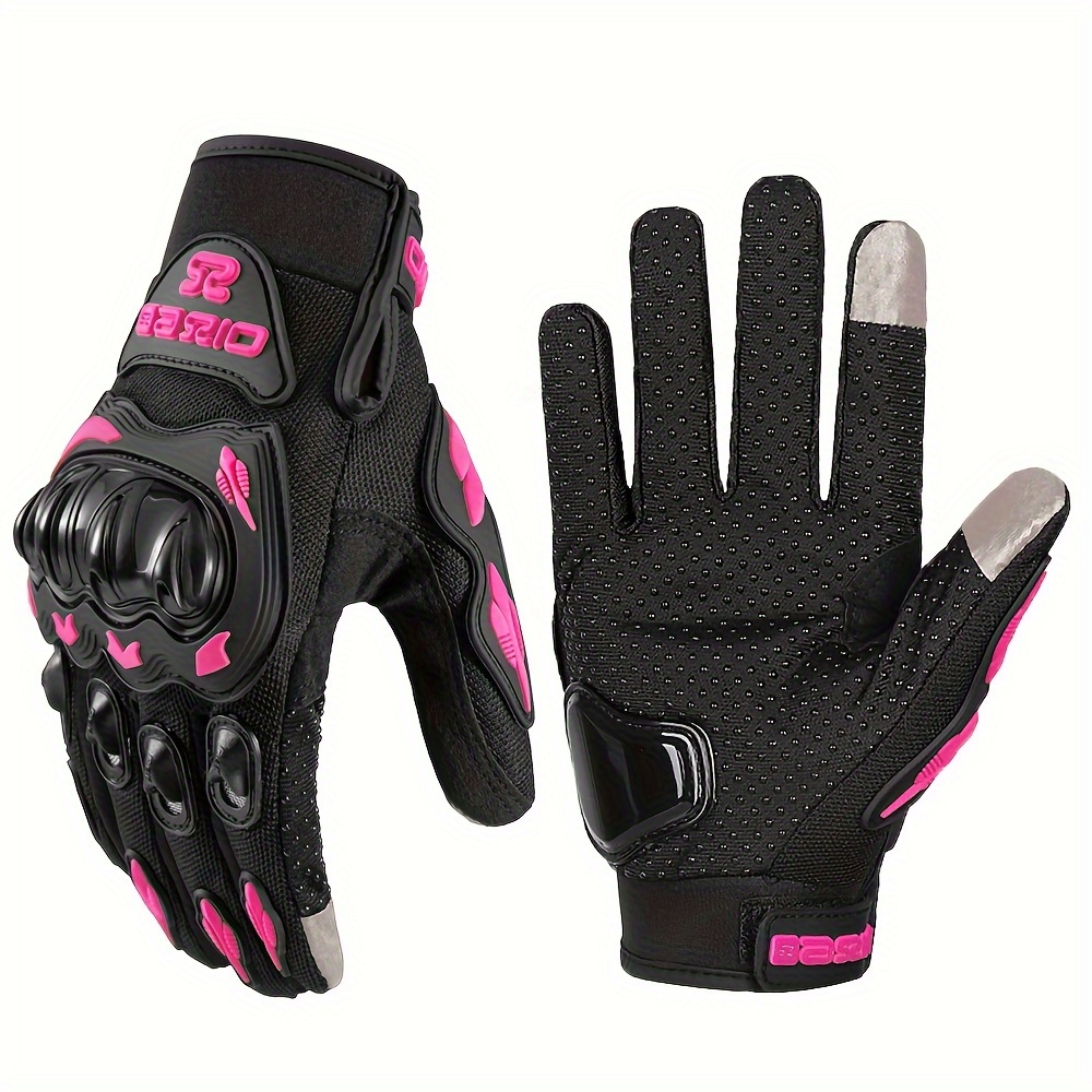 TEMU Women's Ax-03 Gloves, - Touchscreen Compatible, Summer Polyester Riding Gloves & And