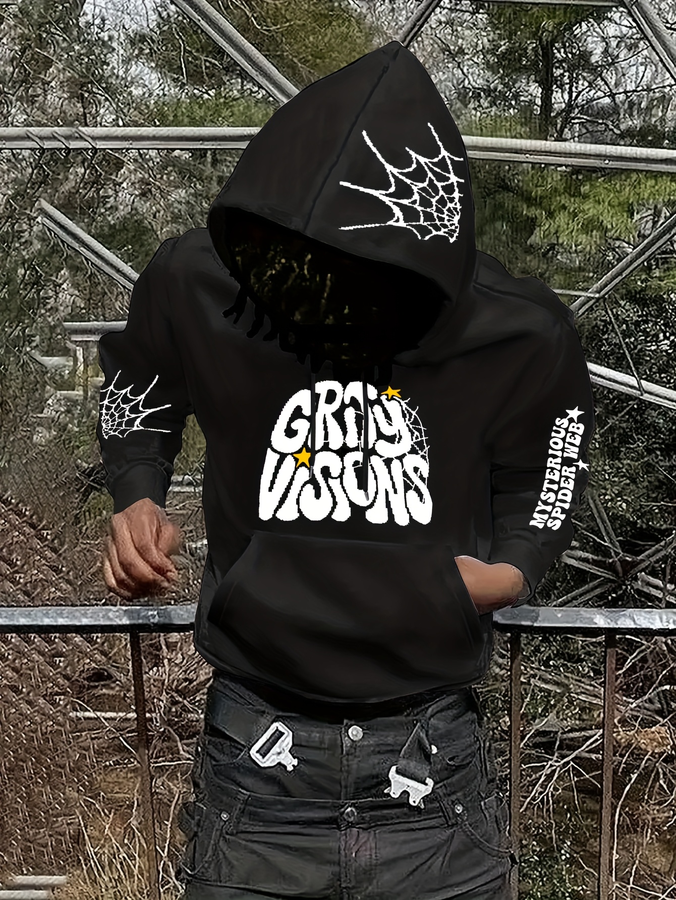 y2k hoodie men sold on Temu United States