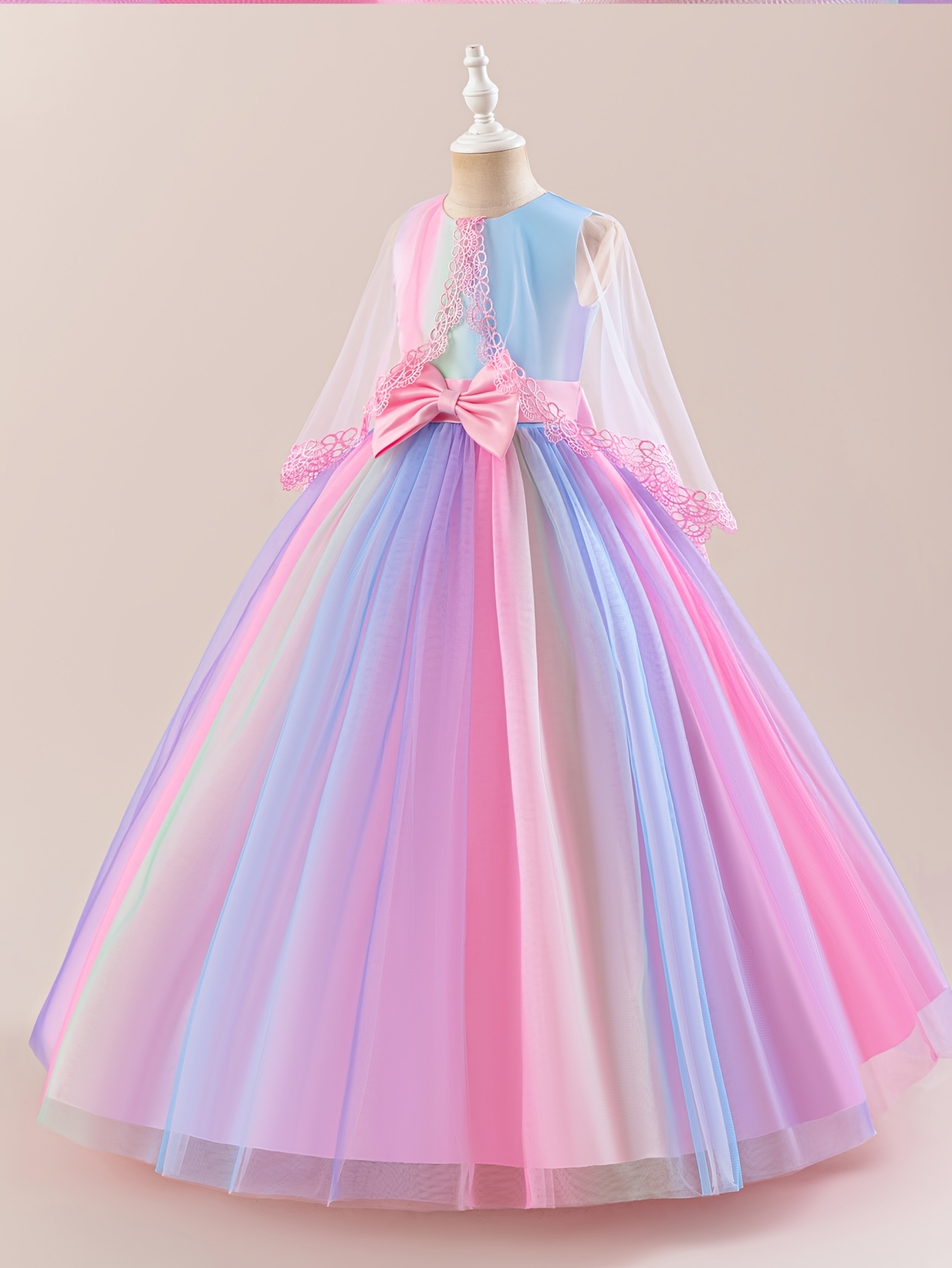 open lace back dress Hot Pink, Neon Blue, Purple 6 Layer Tutu Skirt Costume for Girls, Women,  Plus main image 0