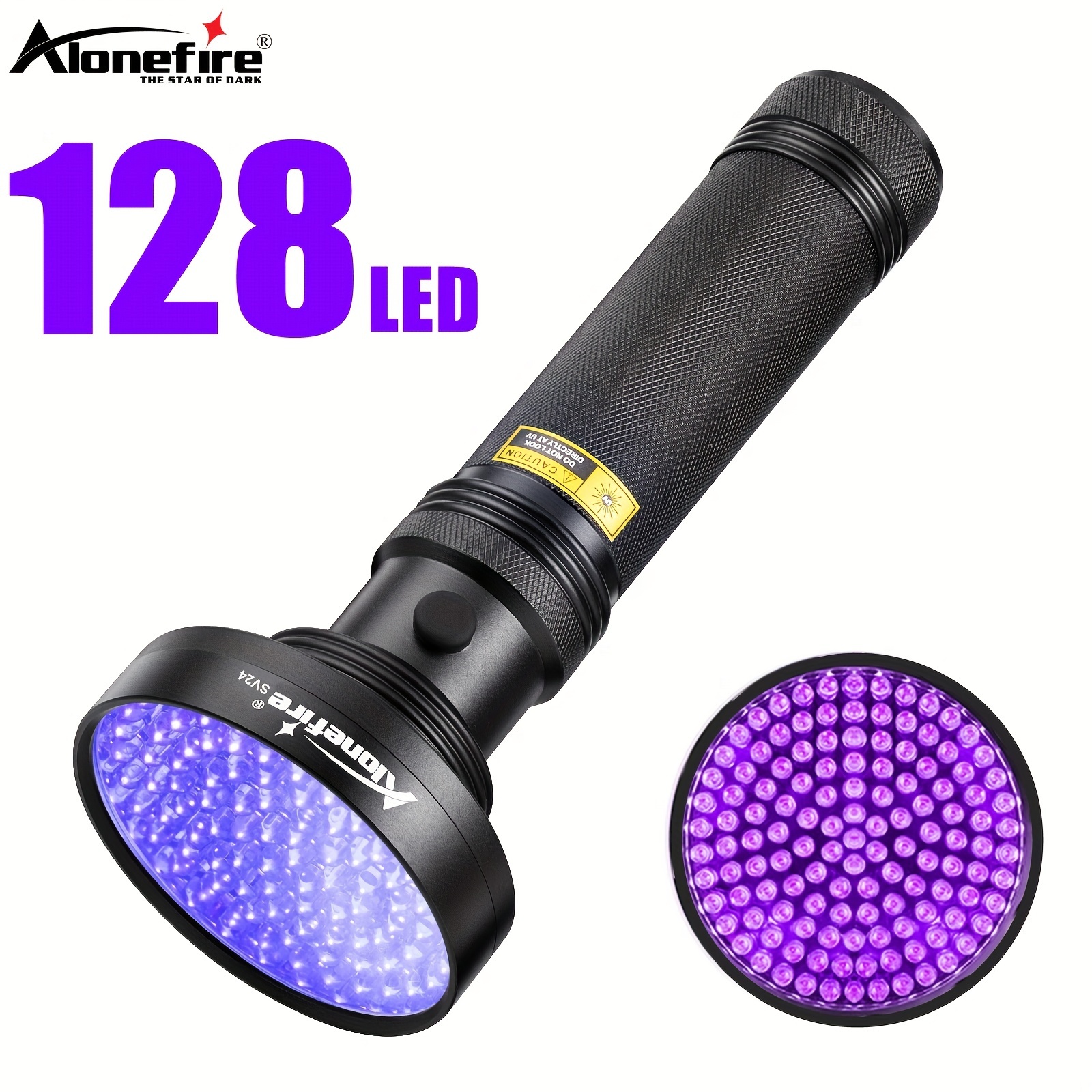   new 128 led 395nm uv flashlight ultraviolet torch light detector dry pets urine stains resin curing nail polish money ore   fluorescent detector pet stains cat leakage invisible ink marker lamp use aa batteries not included pet