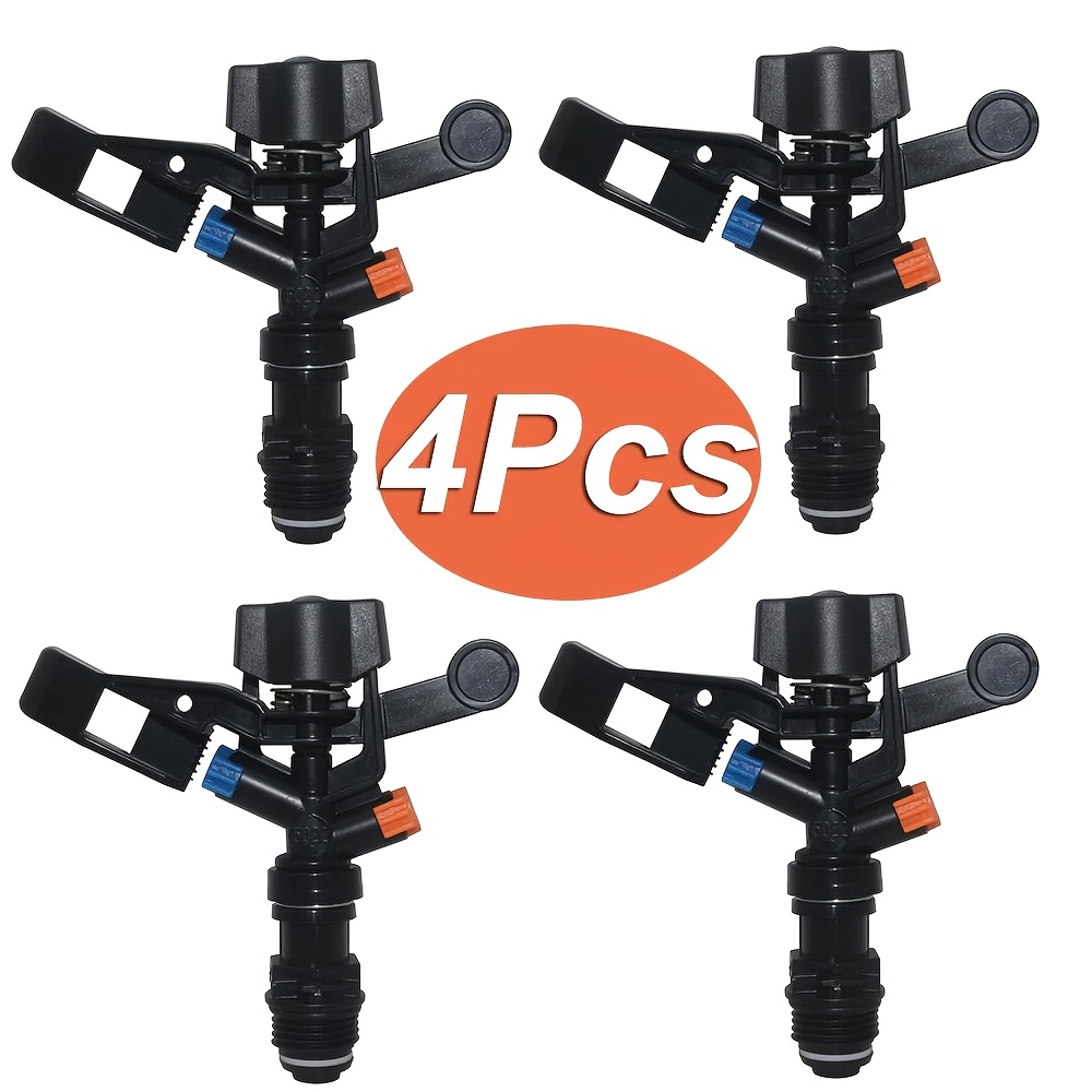TEMU 4pcs Of Plastic With 360-degree Rotating For Watering And Vegetable Patches