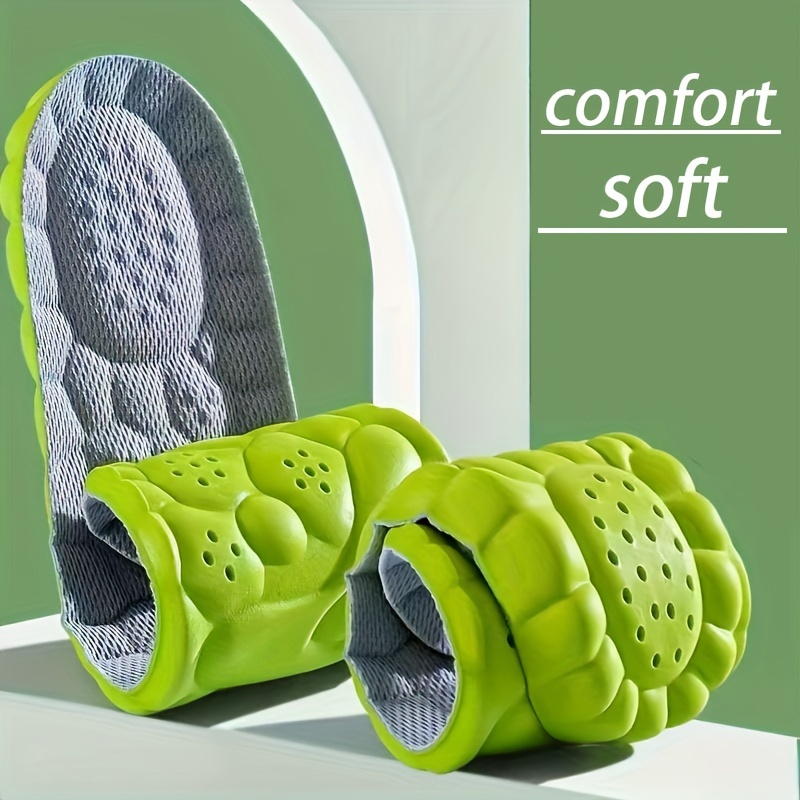 4pcs Sponge Sports Shoe Insoles, Shock-Absorbing, Comfortable, Breathable, for Men, Women, Running Accessories