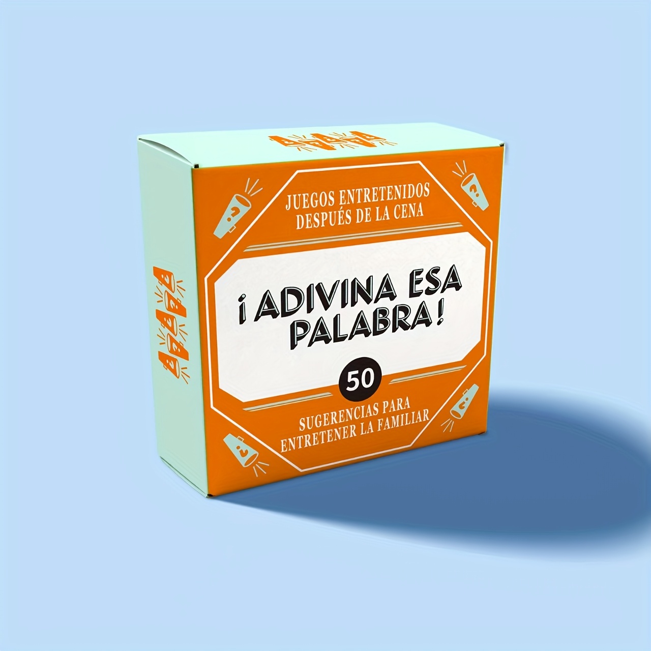 Adivina Esa Palabra Juego de Mesa Familiar Interactivo Tarjeta 50 Juegos Creativos Desp...