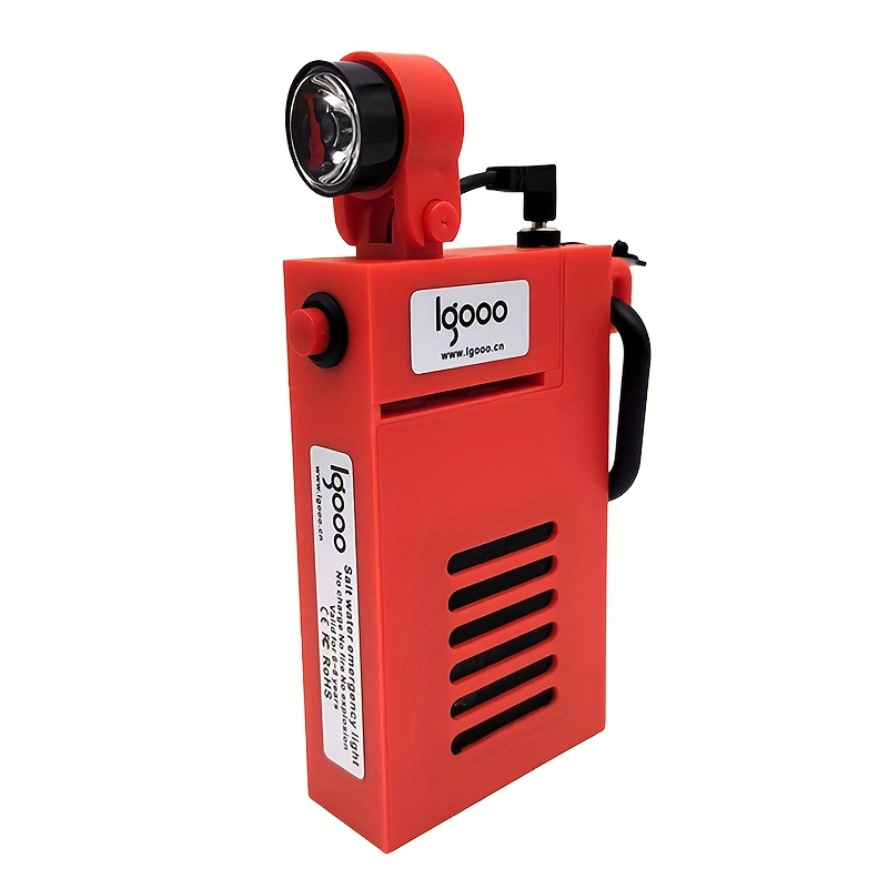 salt water emergency lantern battery   activated flashlight 220h   reusable led electric lantern for camping power outages night fishing   use freestanding abs button control 36v unfinished end   Product details 1