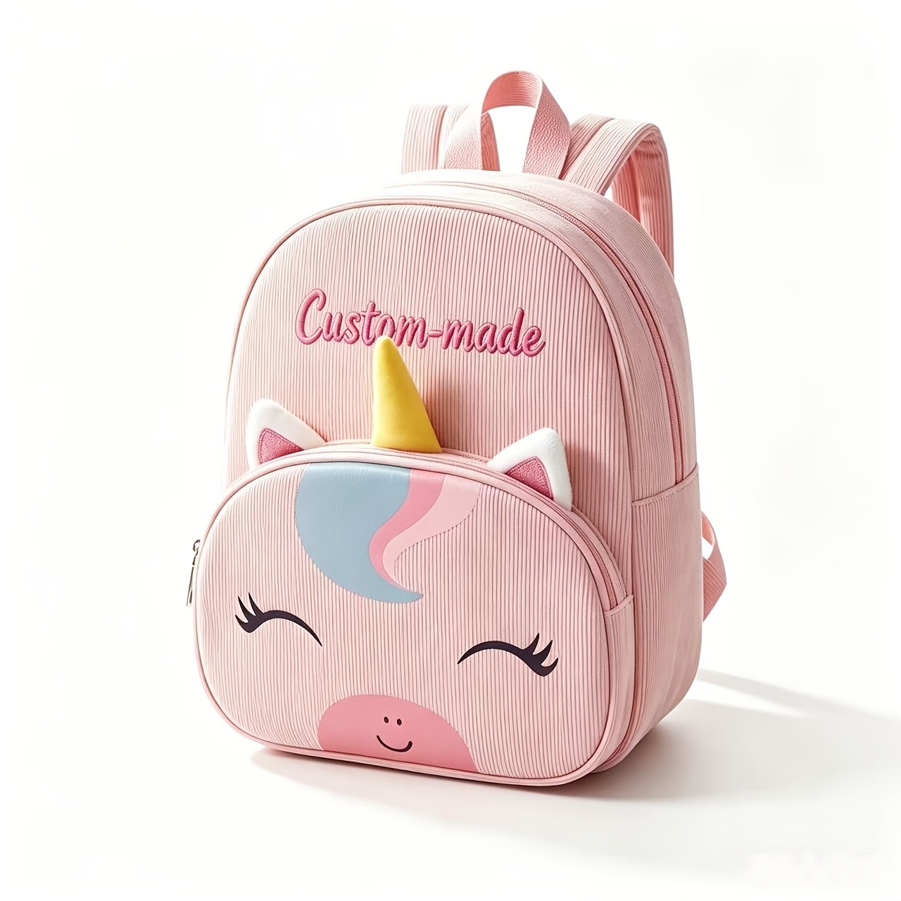 TEMU personalizzato con e , motivo a animati - per studenti. Dotato di spallacci regolabili e tasche multiple, , con chiusura a zip, come regalo di ,