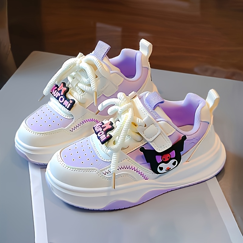 *' Sneakers Cute Low-Top Lace-Up Shoes with Closure, Breathable Fabric  Lining Durable Rubber Sole for Boys Girls, All