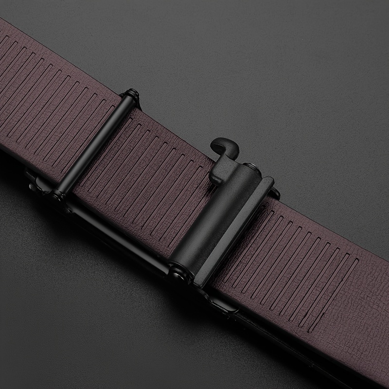 mens automatic   belt pu leather with alloy   sleek     size for office casual wear ideal gift for fathers day graduation   formal accessory geometric pattern durable Product details 7