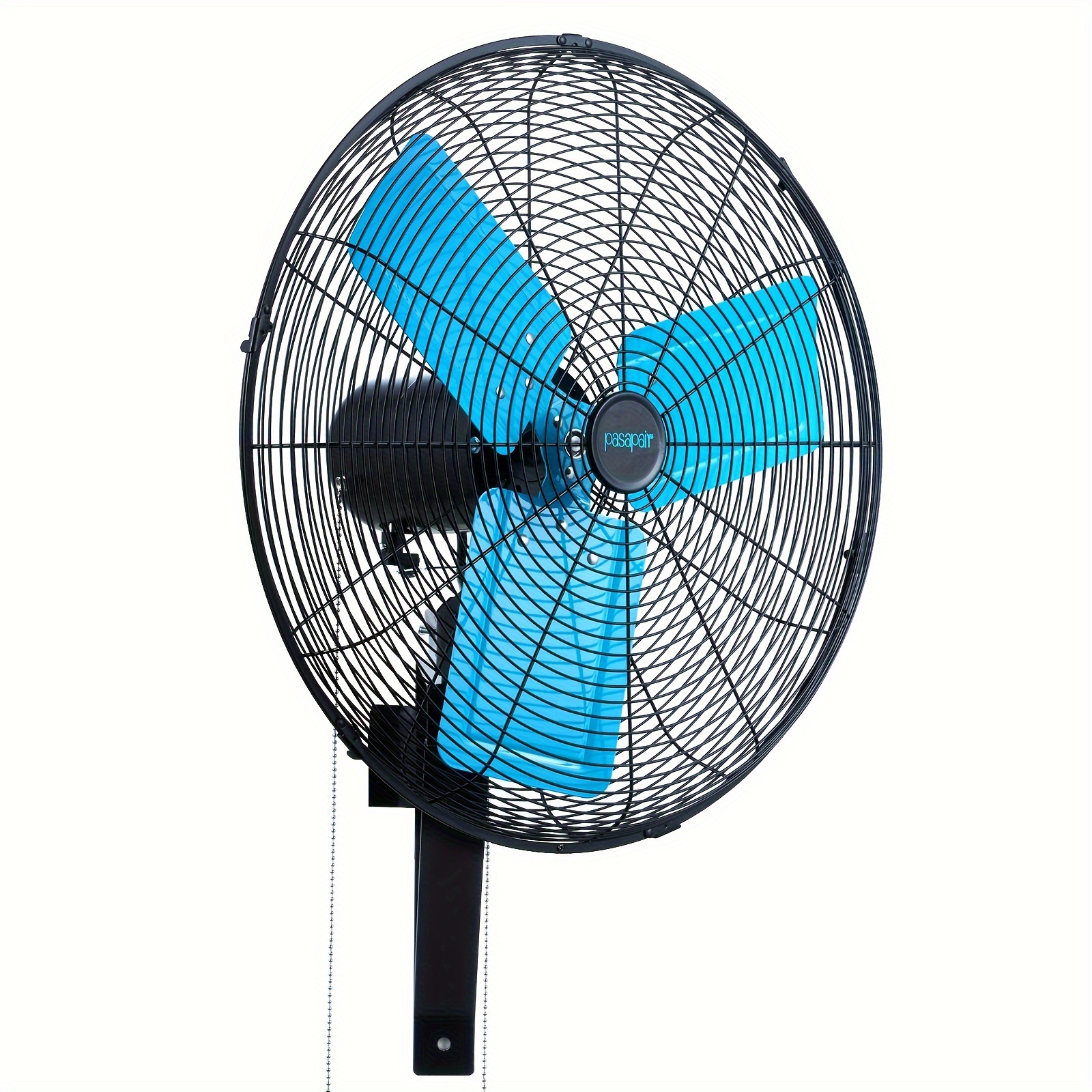 

20 Inch Industrial Oscilating Wall Fan-4012 Cfm Large Fan With Safety Pulg-wall Mount 90° Oscillation For Garage And Patios-3-speeds, Etl Approved, 2.5m Power Cord
