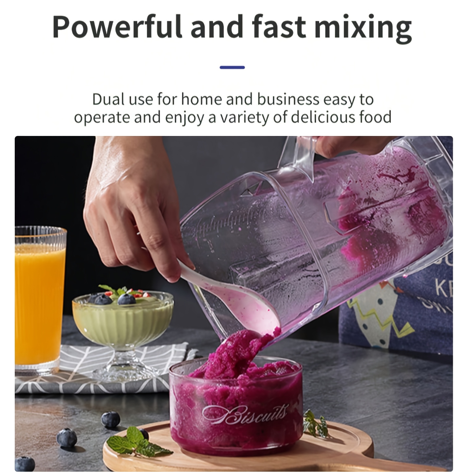 blender 2 5l high   in 1 multifunctional household food processor ice   smoothie juice milkshake protein drink maker Product details 2