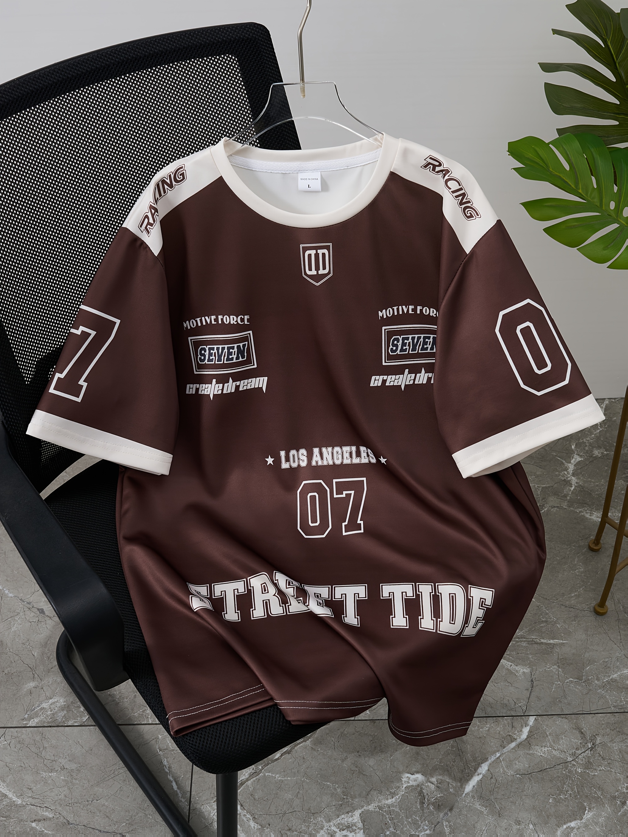 Camiseta Deportiva Casual para Hombre de Manga Corta - Negra con Estampado  * y * por Todo * Transpirante que Absorbe la Humedad * Regular para  Senderismo, Ropa * y Exterior, Camiseta Transpirable, ..., image size:800x1066