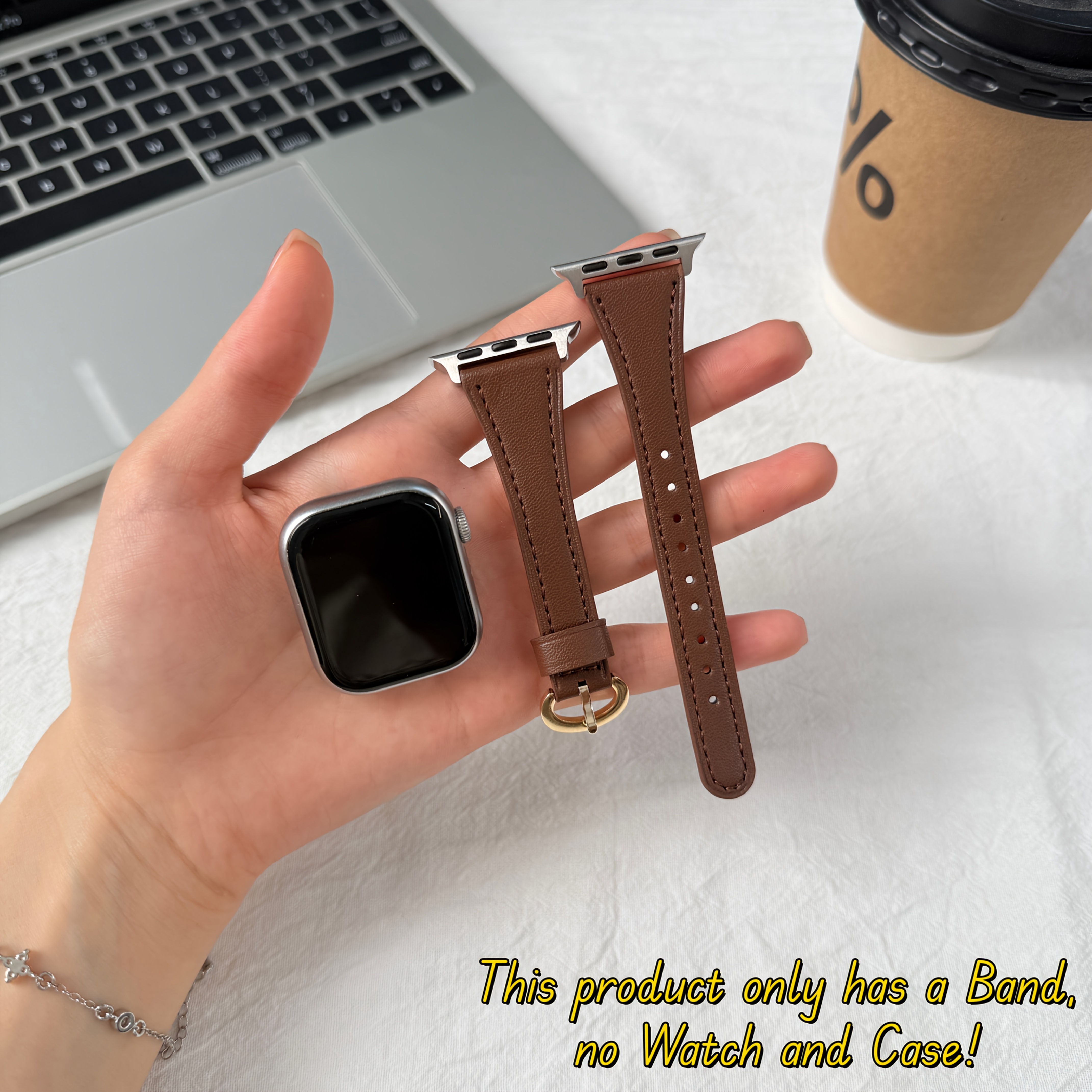 TEMU Soft Watch With Synthetic Strap Is Suitable For Replacing 41mm 40mm 38mm 42mm 44mm 45mm 46mm 49mm Dial Stainless Steel . An For Men And Women To