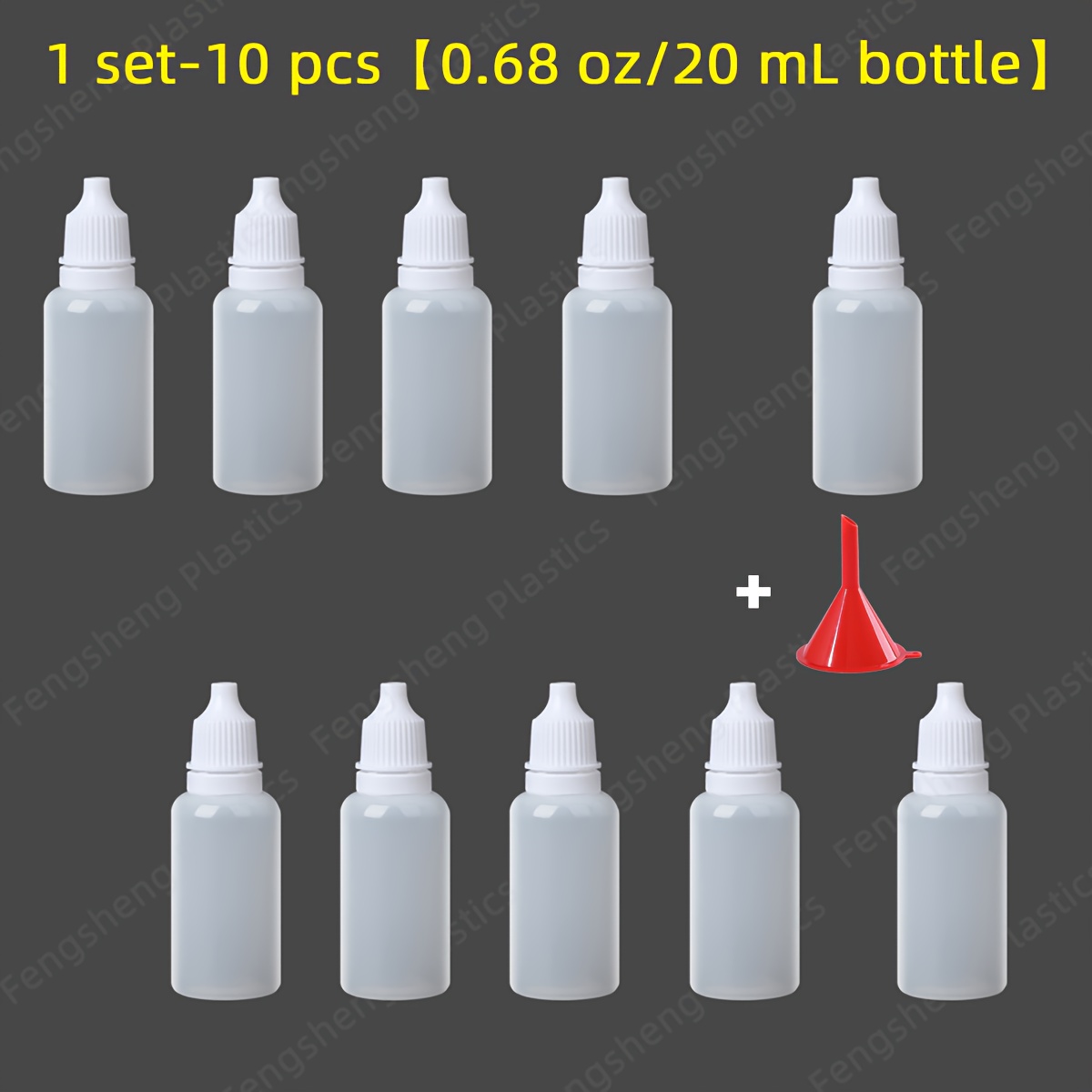 TEMU vuoti con contagocce da 4 ml, capacit� 5 ml (0.17 Oz), 10 ml (0.34 Oz), 15 ml (0.51 Oz), 20 ml (0.68 Oz), 30 ml (1.01 Oz), 50 ml (1.69 Oz),