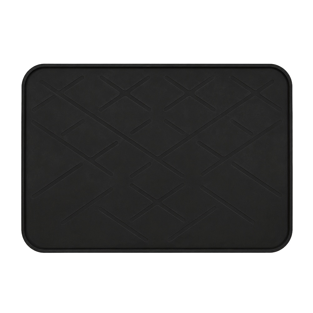 Image of Coffee Machine Silicone Base, 48 X 32cm Silicone Pad With Edges, Compatible With , , Fully Automatic Coffee Machines, Coffee Machine Silicone Mat, Non-slip Waterproof Silicone Pad, Barista Additions