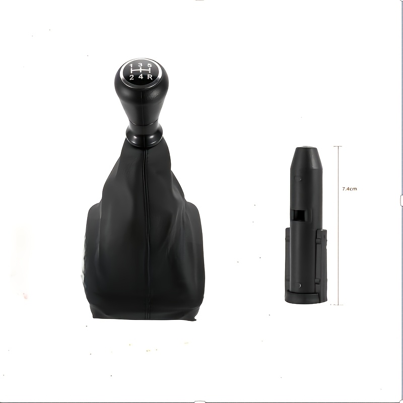 TEMU 5-speed/variable Shift Knob For /307 And C2 Models, Made Of Faux Leather And Abs Material, Car Interior Decoration Gear Shifter, With Gear Shift
