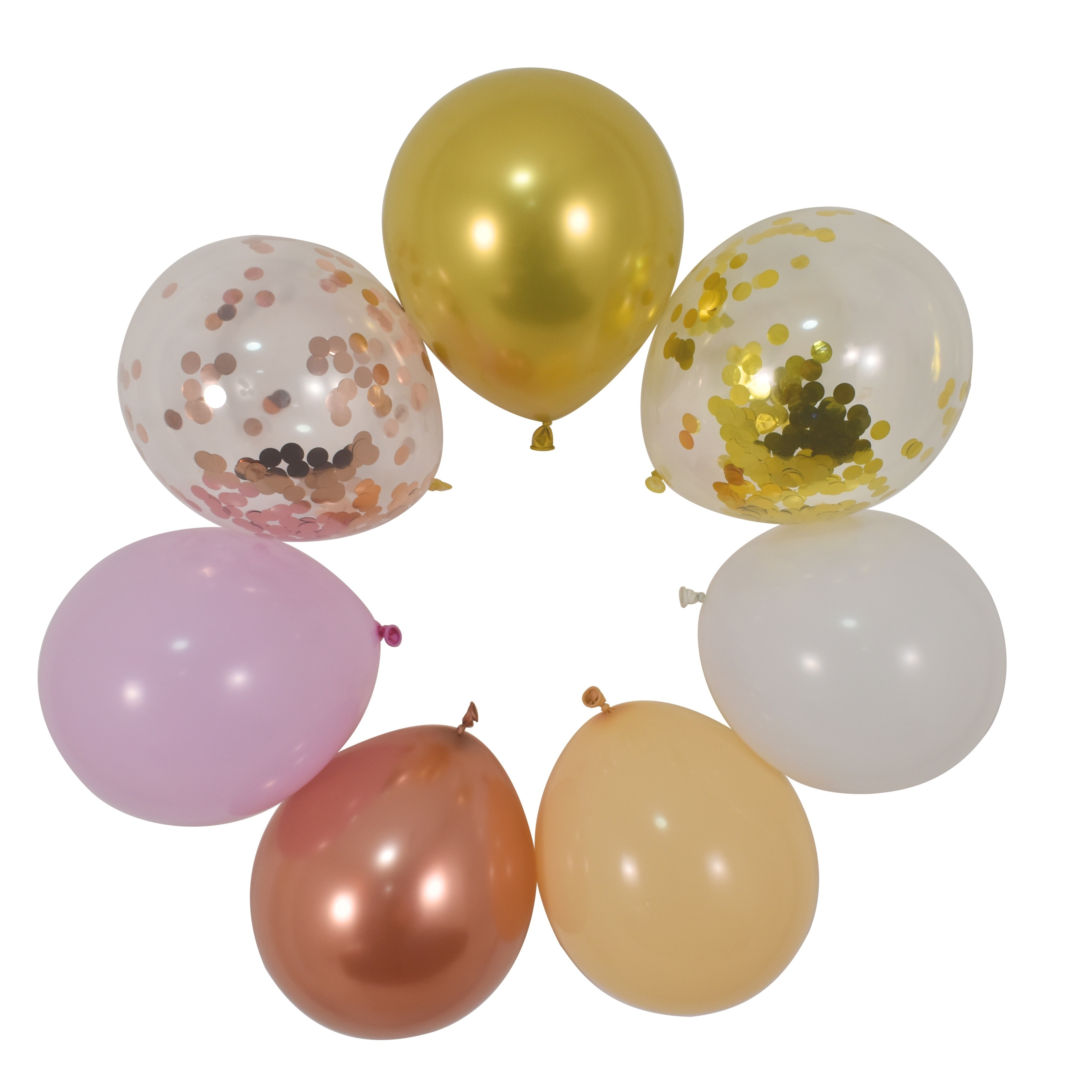 Kit de guirnalda globos metálicos de colores - Decoración con globos