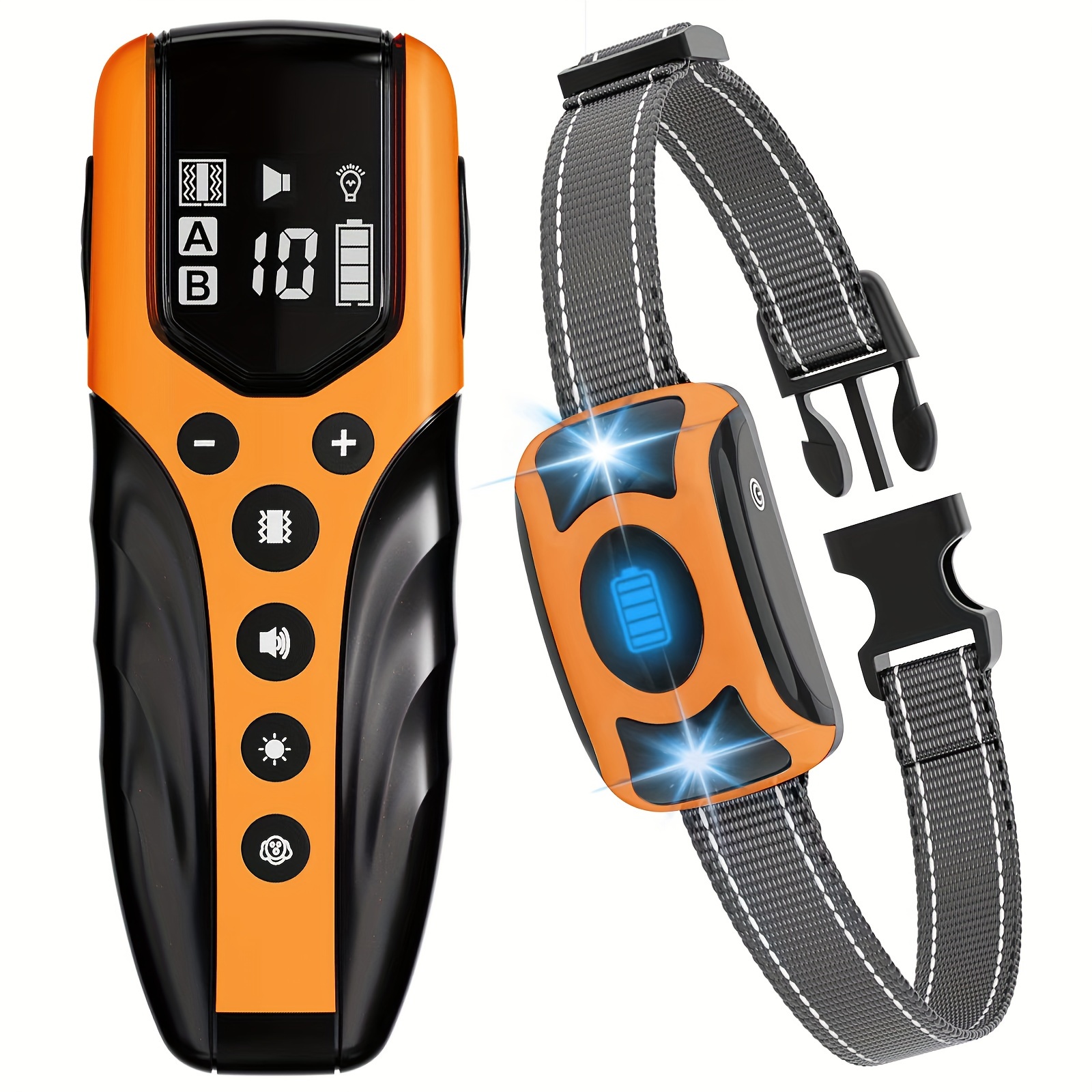 dog training collar with remote   2000ft range vibrating dog collar dog collar no prongs and   only sound and vibration collar for training dogs