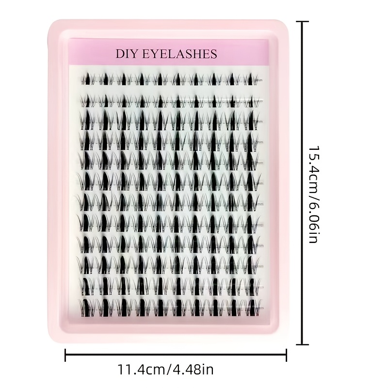 Image of 120 Clusters Of False Eyelashes, 9-16mm Length, Eyes, More And Beautiful, For Eye Contour, Weightless Feel, Suitable For Christmas, Halloween, And Black Friday