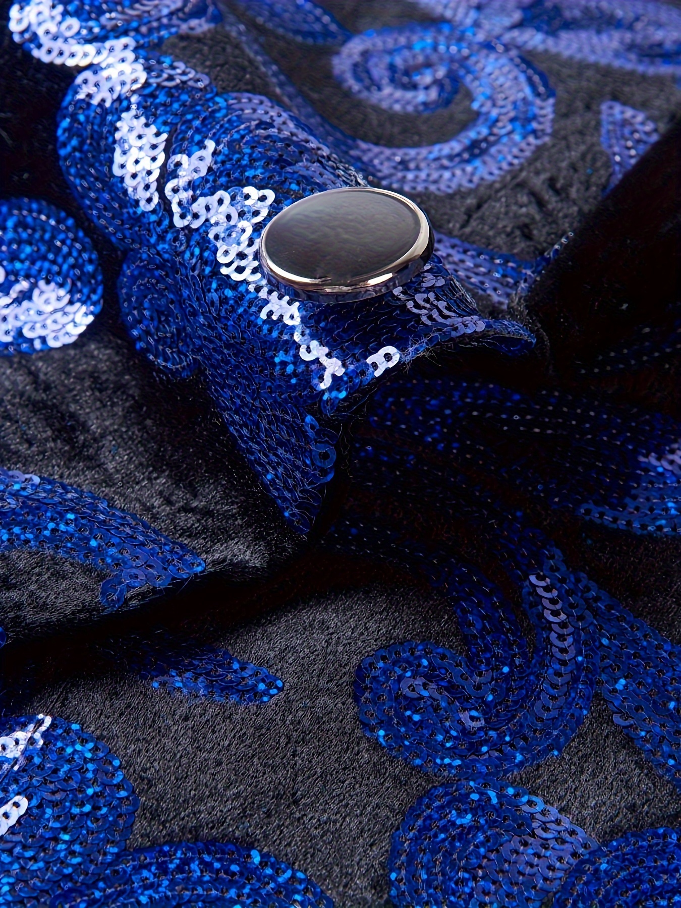 giacca in velluto paillettes e motivo Temu Germany