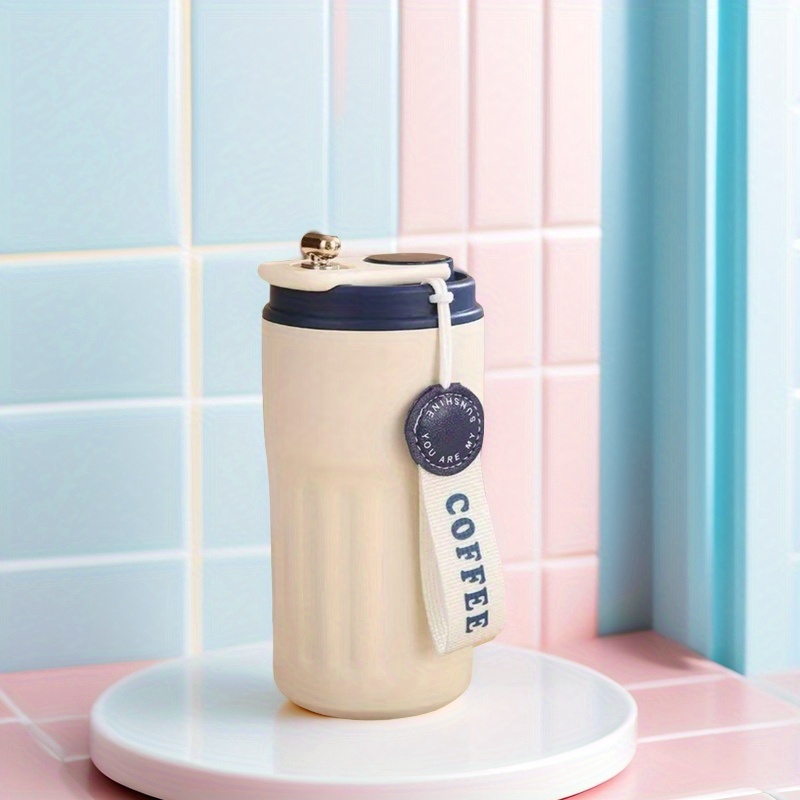 Taza Térmica Inteligente de Acero Inoxidable con Pantalla de Temperatura, Tapa Abatible y Pantalla Digital a Batería - Vaso de Viaje de Gran Capacidad de Acero Inoxidable 316