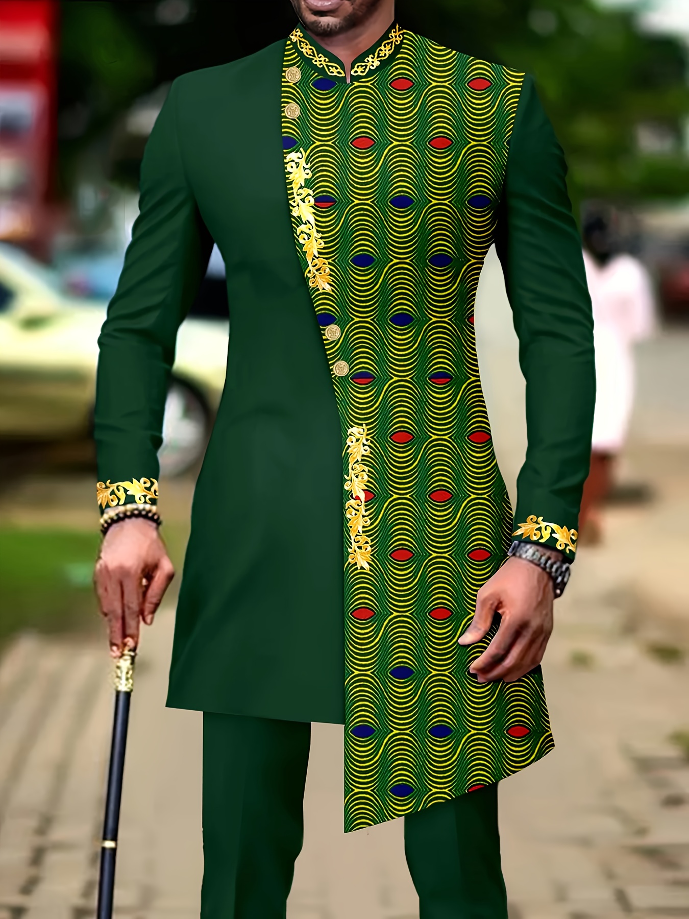 Men's Casual Long-sleeved Two-piece Suit, Mid-length Top And Trousers, Suits For Men, Smart Casual, Casual Wear, Modern Menswear, Stylish Ensemble, Nonstretch Fabric, Tailored Fit, Coordinated Outfit, Mens Twopiece, Stylish Gentlemen, Fashionconscious