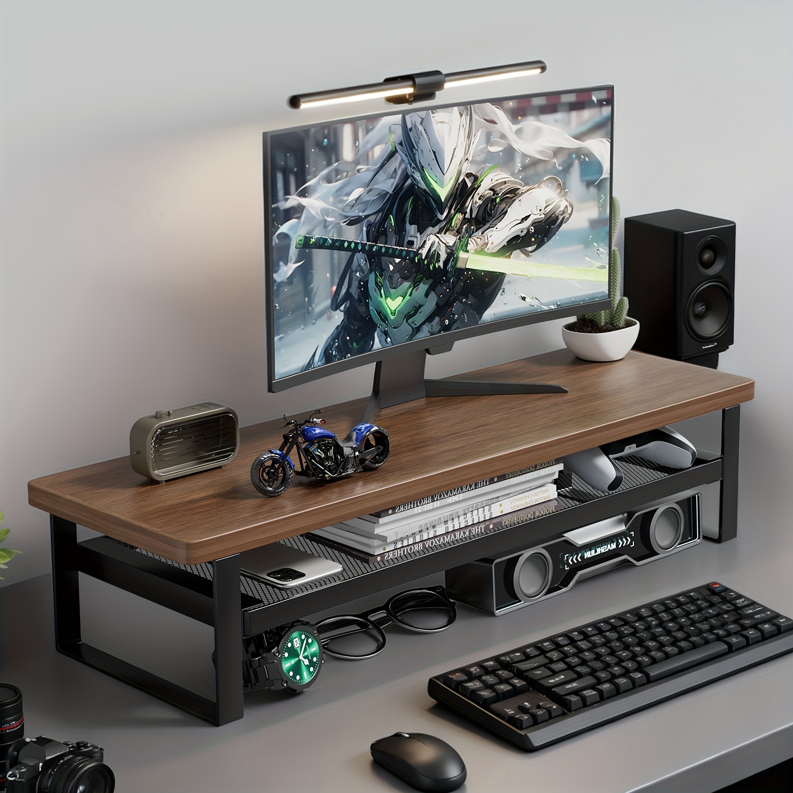 TEMU Supporto per Laptop a , Staffa per Scrivania, Materiale Resistente, per Laptop , Rack Multifunzionale per Ufficio e Casa