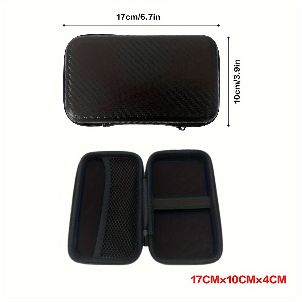 1Pc EVA Torba za Shranjevanje, Prenosna Torba za Shranjevanje, Trda Torba za Shranjevanje, Torba za Slušalke, Torba za Kable, Pripomočki za