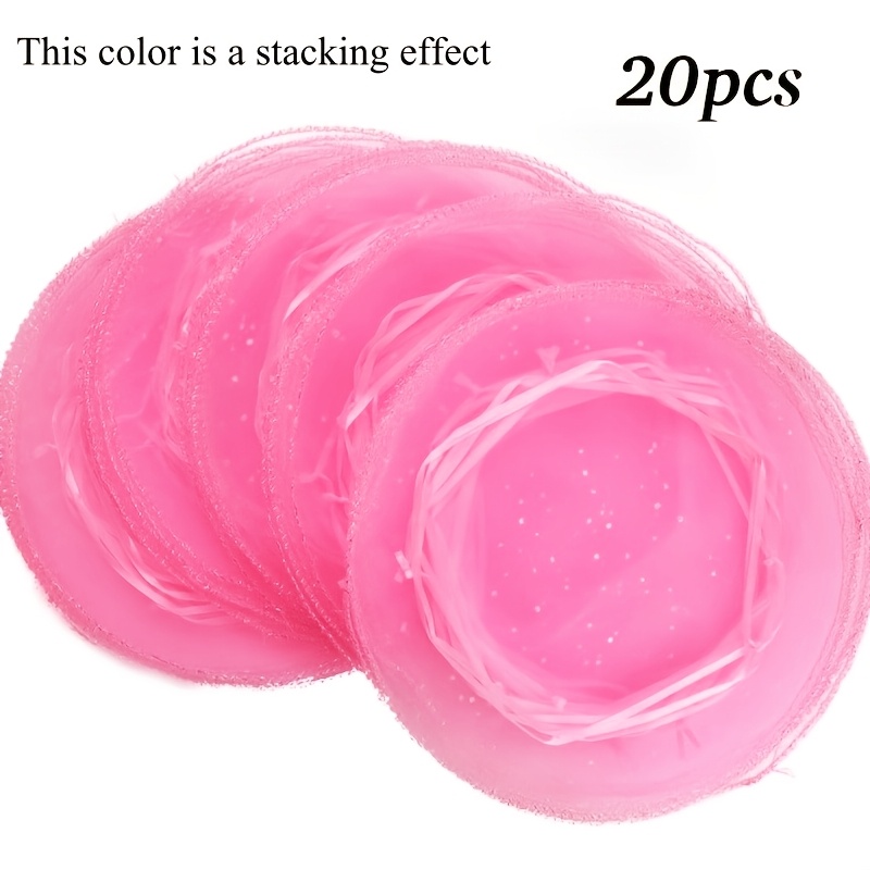 TEMU 20-pack Small Round Party Organza Gift Bags, Can Hold Jewelry, Sequins, Suitable For Birthdays, Weddings, Graduations, Bachelor/bachelorette