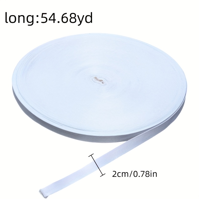 TEMU 1 Roll Of Heat Transfer White Webbing, Polyester White Printed Roll Webbing, Suitable For Sublimation Lanyard, Suitable For Mobile Phone Work