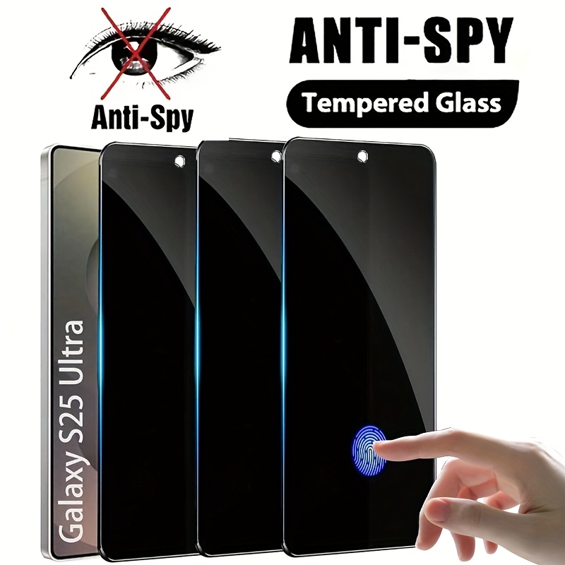 E-shop 3er Pack Vollständige Abdeckung Privacy Panzerglas für Samsung Galaxy S26 Ultra/S25 Ultra/S24 Ultra/S26/S25/S24/Plus/S23/S22/S21/Fe/S20
