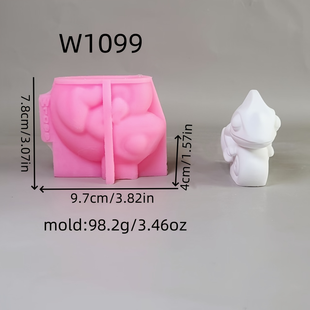 E-shop Harz Silikonformen für Chamäleon-förmige 3D Dekorationen, Kerzen Silikonformen, Gips Dekoration Silikonformen, Silikonformen für ,
