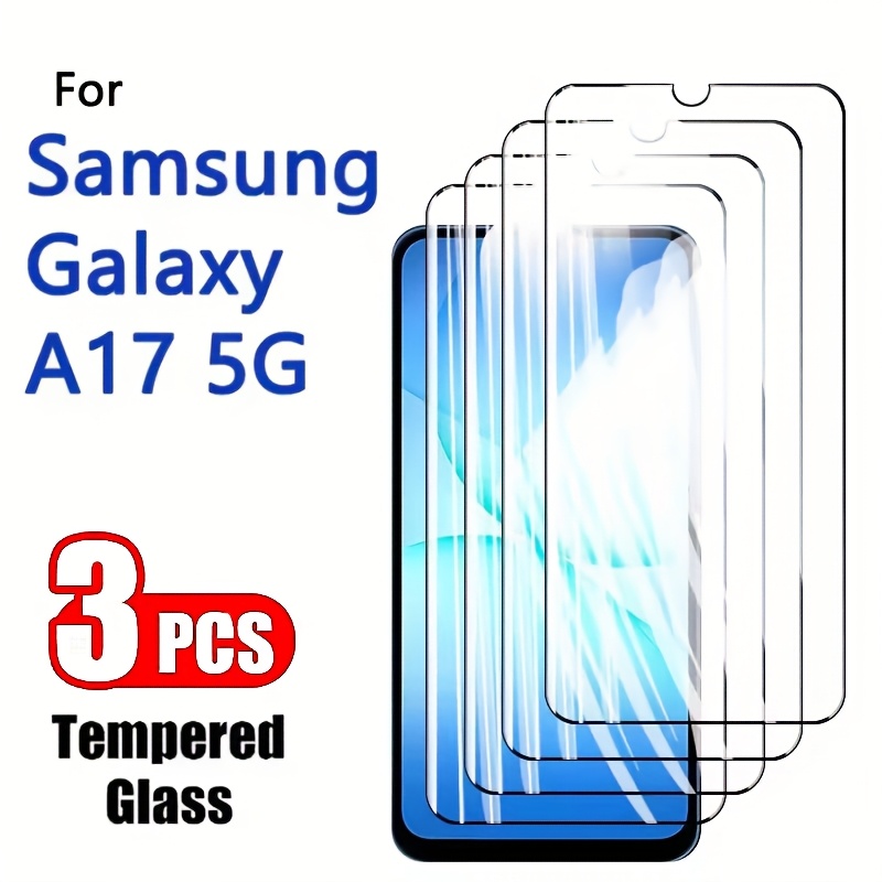 3pcs Tempered Glass Film For Galaxy A17 F17 F16 M16 Screen Protector