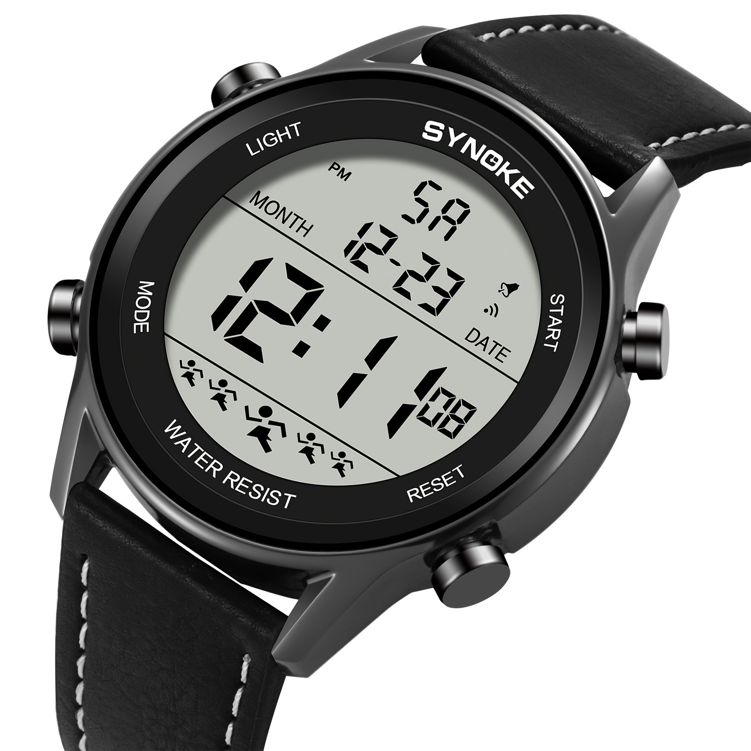 

Men's Waterproof Chronograph Alarm Multifunctional Electronic Watch