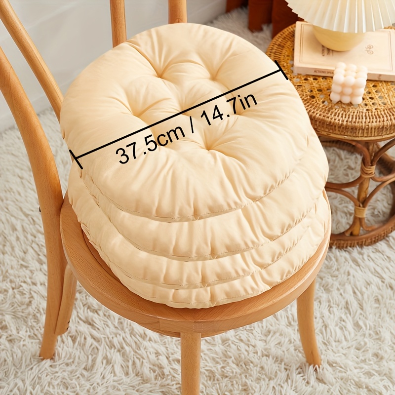 Set di 2 cuscini per sedie da giardino in tessuto rosa 40x40x3 cm