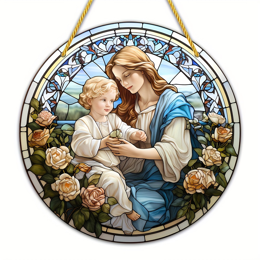 Mother's Day Gift Sun Catcher Colorful Window Hanging - Temu Australia