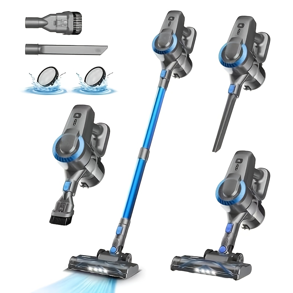 Image of Inse Cordless Vacuum Cleaner, 6-in-1 Lightweight Stick Vacuum, Powerful Suction 46000pa, Perfect For Hardwood Floor Carpet Pet Hair Home